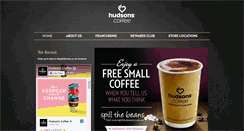 Desktop Screenshot of hudsonscoffee.com.au